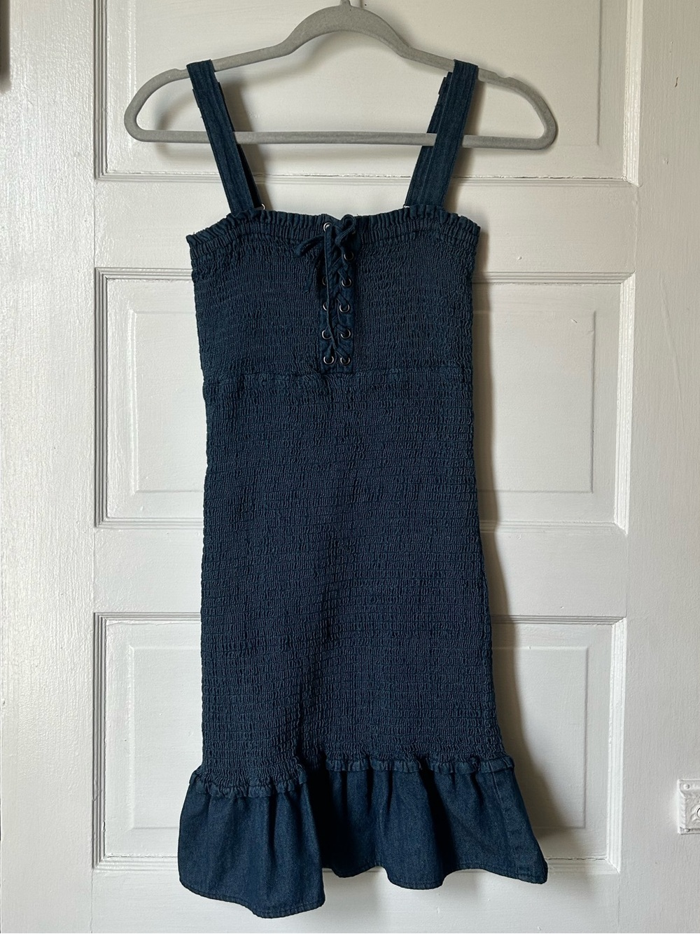 Aeropostale Navy Smocked Bodycon Dress | XS - Picture 3 of 9